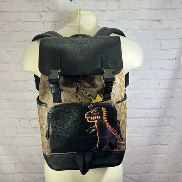 COACH X MICHEL JEAN BASQUIAT “Pez Dispenser” track backpack limited edition nwt - Picture 6 of 15